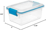 Sterilite Blue Aquarium 7.5 Qt Gasket Box