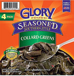 Glory Foods Seasoned Collard Greens, 4 Pack