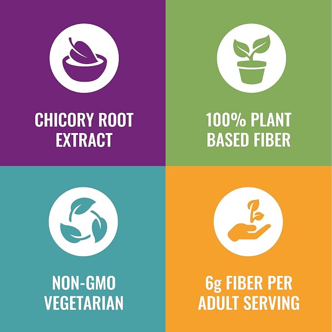 Fiber Advance Gummies Plant-Based Fiber Supplement for Digestive Health, Pack of 3