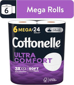 Cottonelle Ultra ComfortCare Toilet Paper, Soft