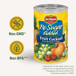 Del Monte No Sugar Added Mixed Fruit Cocktail, 14.5 oz Cans (Pack of 6)