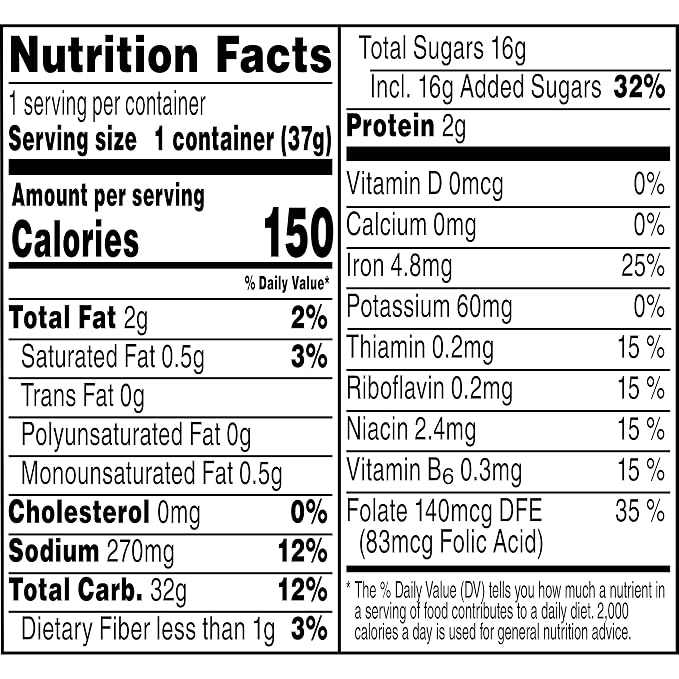 Cap'N Crunch Crunchberries Breakfast Cereal, 1.30 oz Individual Cups (12 Pack)
