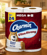 Charmin Ultra Strong Toilet Paper, 6 Mega Rolls