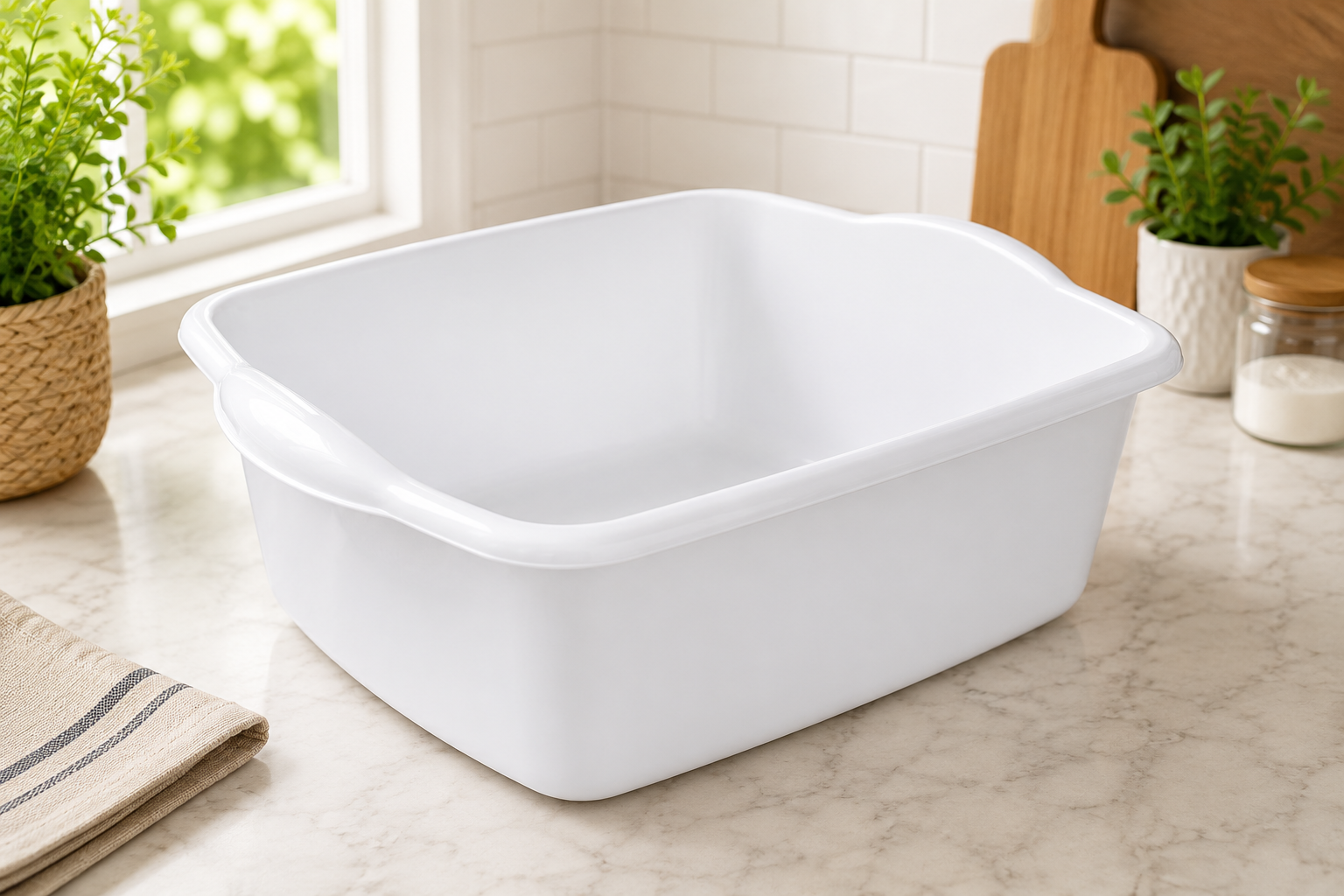 Sterilite White 12Qt Dishpan