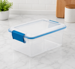 Sterilite Blue Aquarium 7.5 Qt Gasket Box