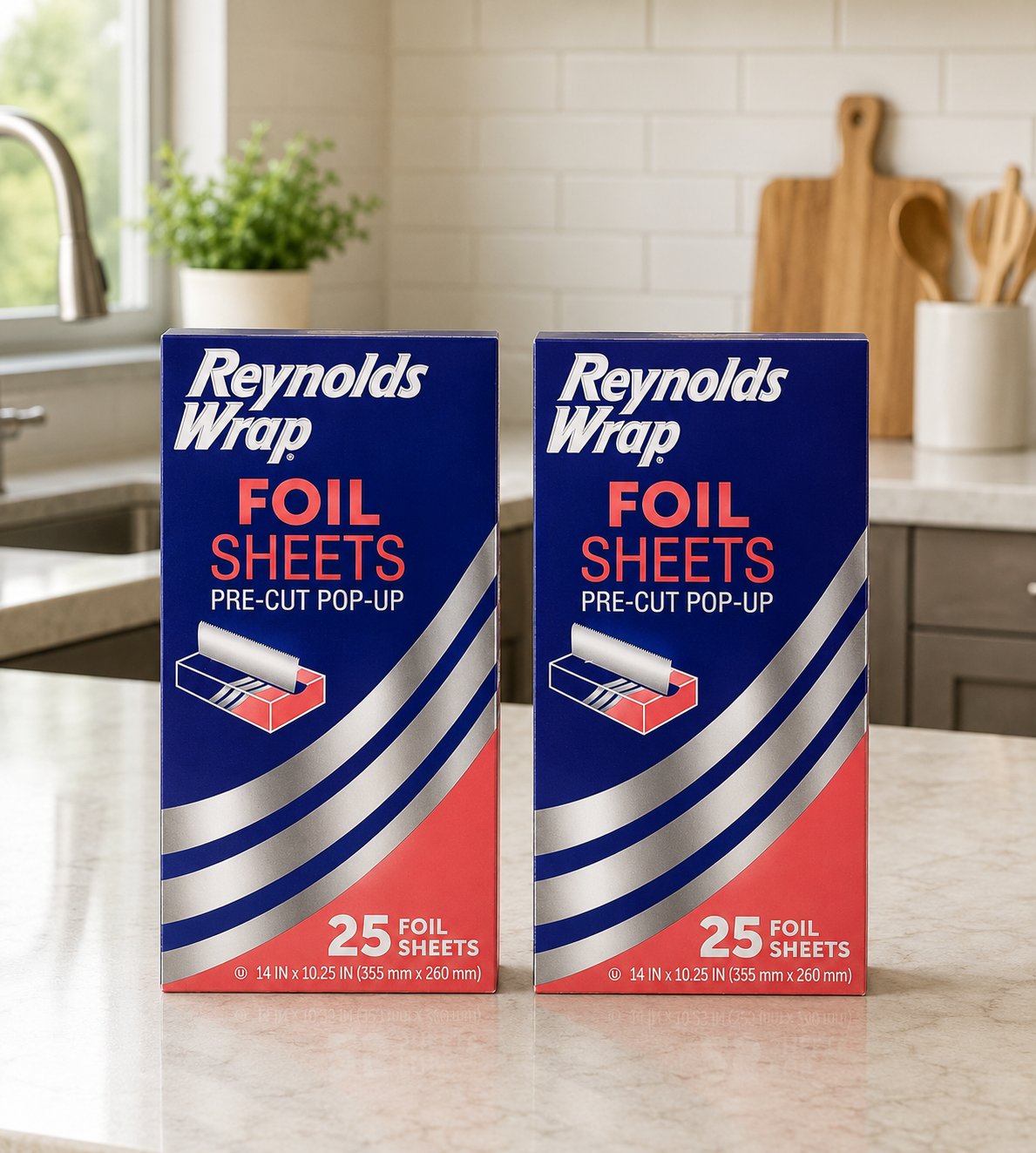 Reynolds Pop-Up Foil Sheets, 2 Pack