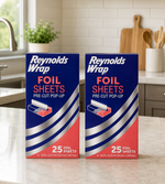 Reynolds Pop-Up Foil Sheets, 2 Pack