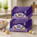 CADBURY MINI EGGS Milk Chocolate with Crisp Sugar Shell Easter Candy, 1.5 lb, 10 Bags