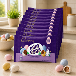 CADBURY MINI EGGS Milk Chocolate with Crisp Sugar Shell Easter Candy, 1.5 lb, 10 Bags