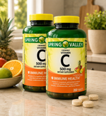 Spring Valley Vitamin C 500mg Tropical Fruit Flavor Chewable Tablets, 200 Count (Pack of 2)