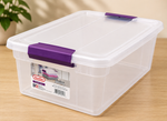 Sterilite 15-Quart ClearView Latch Box, Pack of 2