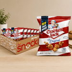 Cracker Jack Original Caramel Coated Popcorn & Peanuts, 1.25 oz Bags (Pack of 30)
