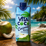 Vitaa Coco Coconut Water, 11.1 fl oz, 18-Count