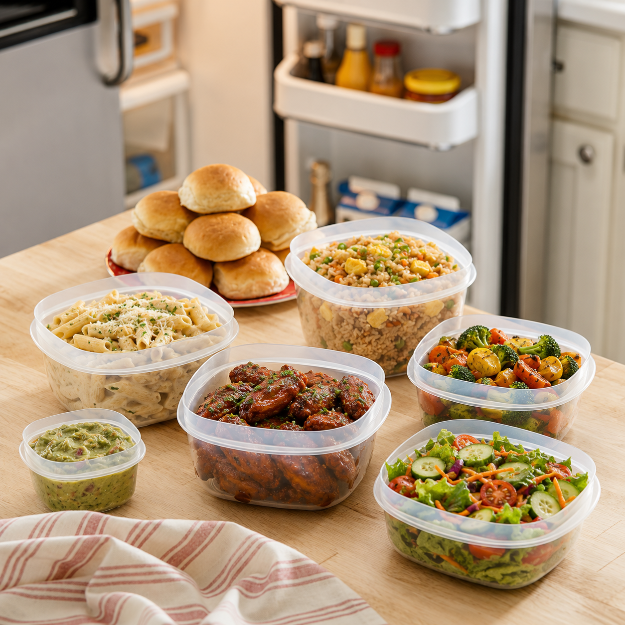 Rubbermaid Easy Find Lids Food Storage Container, 14 Cup, 2 Pack