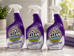OxiClean Plus Bleach No Drip Foam Mold & Mildew Bathroom Stain Remover, 30 oz (Pack of 3)