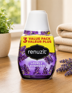 Renuzit Lavender Gel Air Freshener, 7 oz (3 Pack)