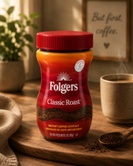 Folgers Classic Roast Instant Coffee, 3 Ounce