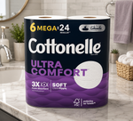 Cottonelle Ultra ComfortCare Toilet Paper, Soft