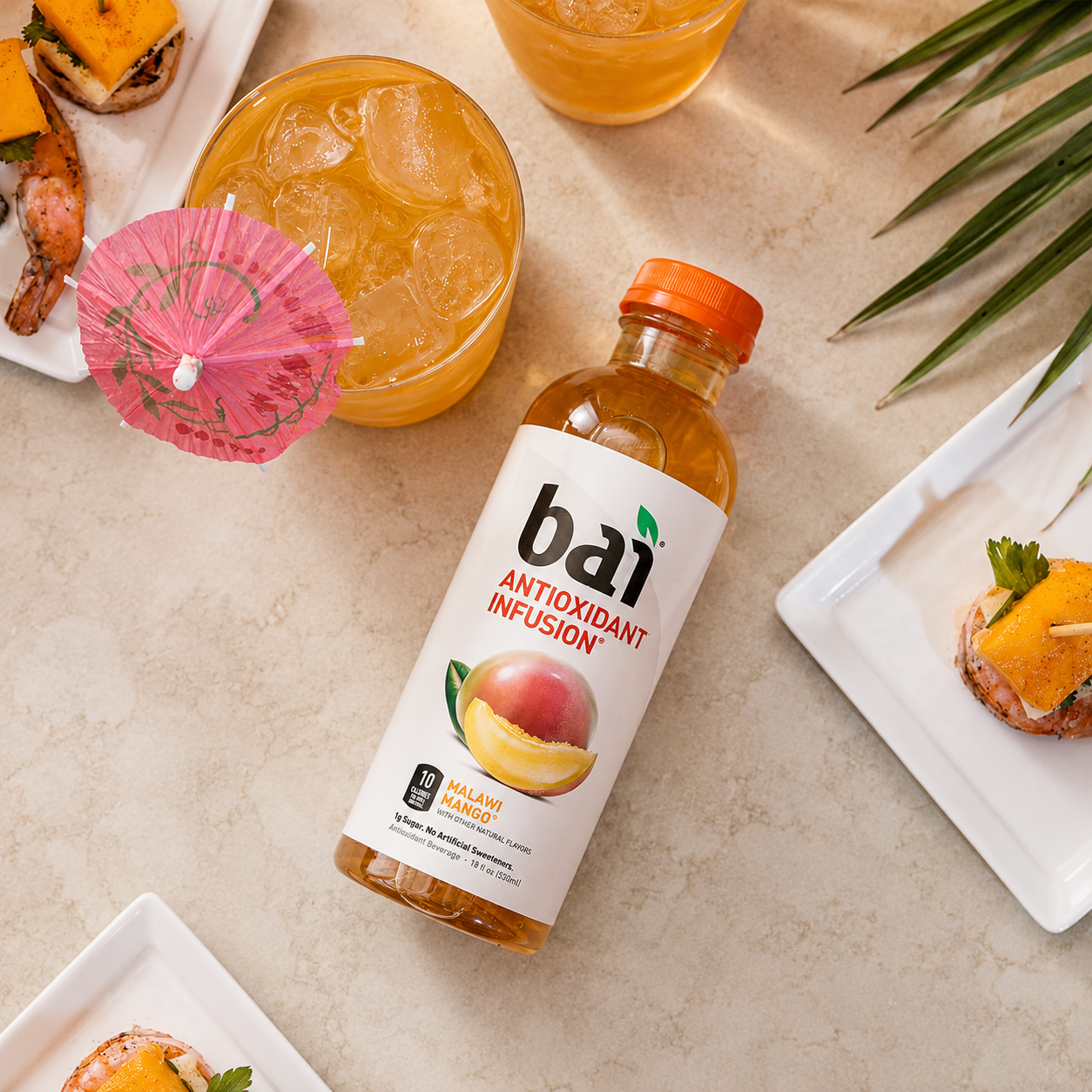 Bai Rainforest Variety Pack Antioxidant Infused Beverage, 18 fl oz, Pack of 12